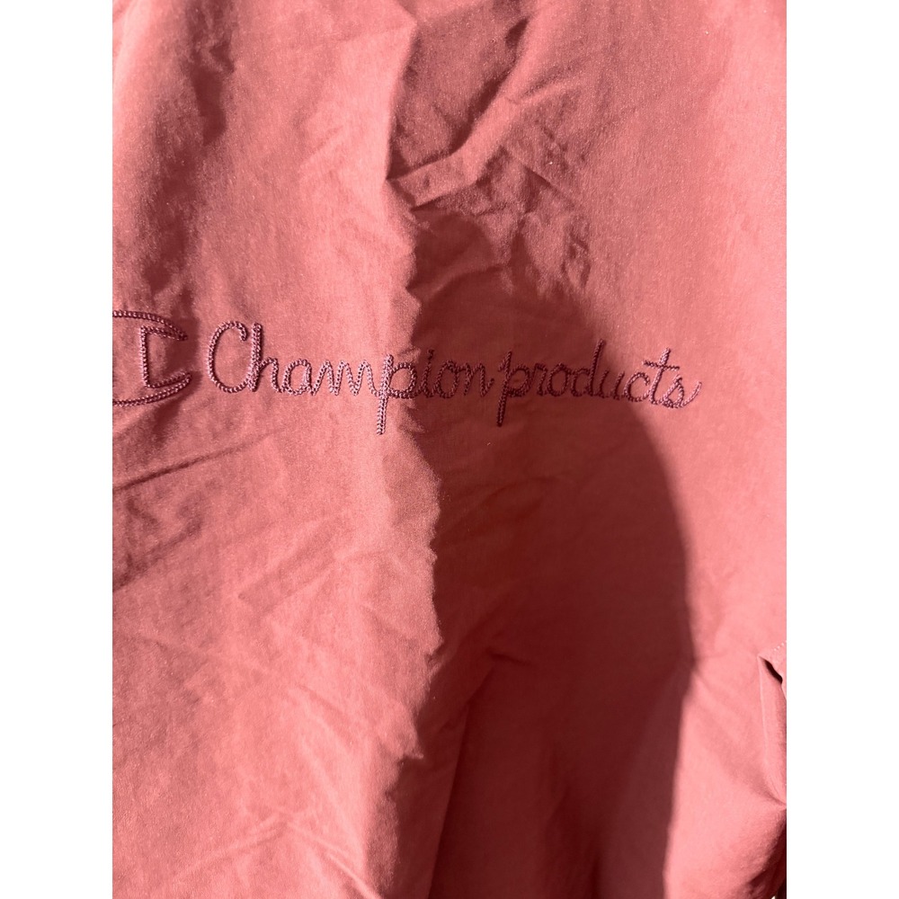 Champion Match Coaches Layering Piece Jacket Small Ruby NWT CPW253JK02 Maroon - Picture 8 of 8